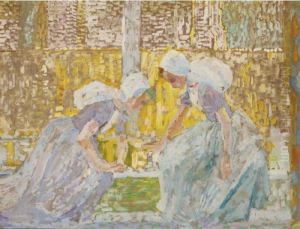 Zeeuwse Meisjes by Jan Toorop