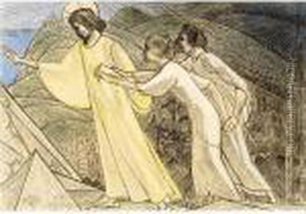 Christ Leading A Couple By The Hand - view 1