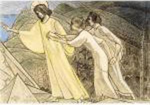Christ Leading A Couple By The Hand Christ Leading A Couple By The Hand