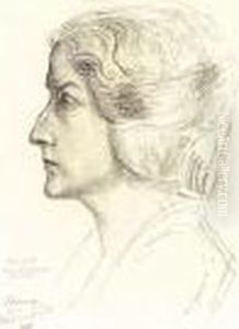 Portrait Of Miek Janssen by Jan Toorop
