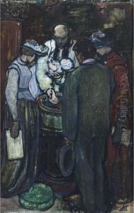 The Baptize Of A Child by Jan Toorop