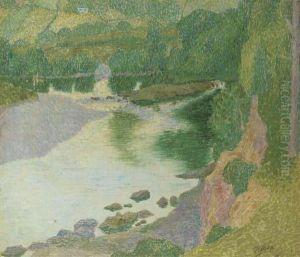 Zomer In Engels Landschap - Summer In English Landscape by Jan Toorop
