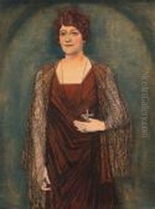 A Portrait Of Mrs Knoops-terhoeven by Jan Toorop