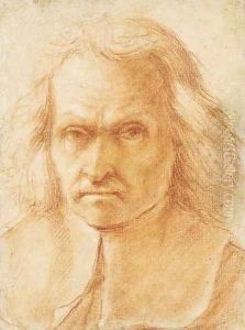 Self-portrait, bust-length by Giovanni Battiata Salvi, Il Sassoferrato