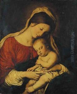 The Madonna and Child 2 by Giovanni Battiata Salvi, Il Sassoferrato