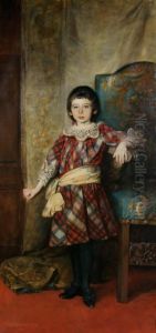 Portrait Of Young Hungarian Girl by Gyula Tornai
