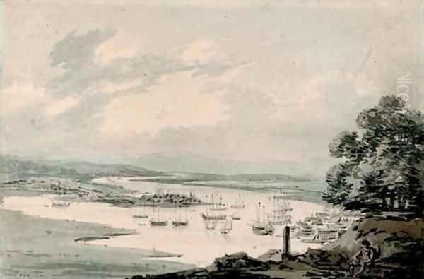 The Medway at Rochester - view 1