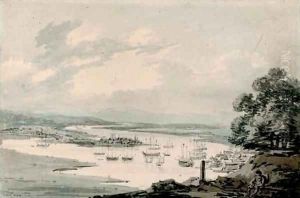 The Medway at Rochester by Monro School