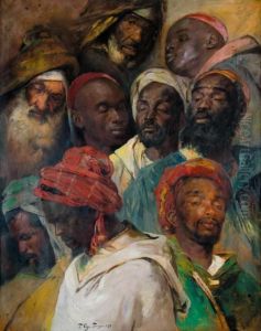 Head Studies by Gyula Tornai