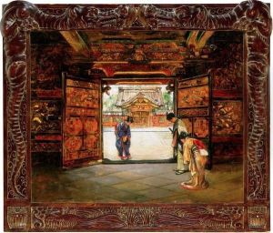 Geishas (in The Original Frame Designed By The Artist)
