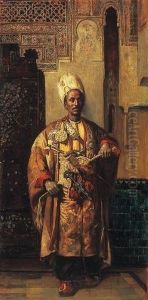Arabian Man With Guns