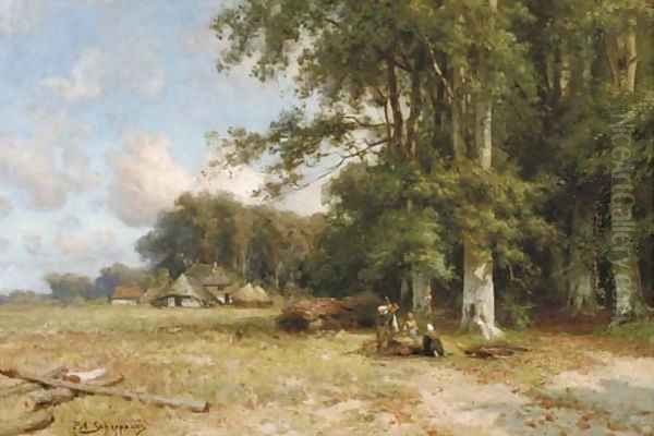 At the edge of a forest - view 1