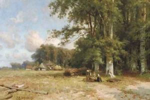 At the edge of a forest by Piet Schipperus