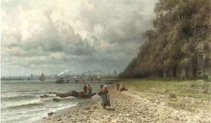 The Old Plantation on the Maas, Rotterdam by Piet Schipperus