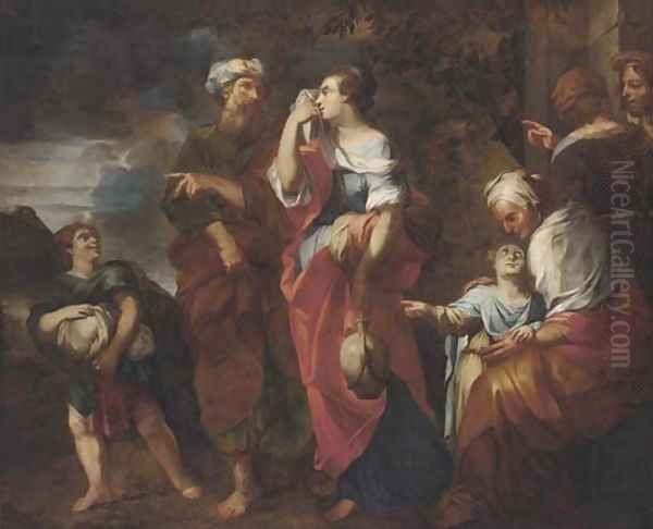 The Banishment of Hagar and Ishmael - view 1