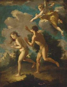 The Expolsion of Adam and Eve by Giuseppe Simonetti
