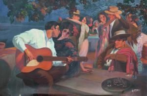 Dia De Fiesta by Joaquin Torres-Garcia