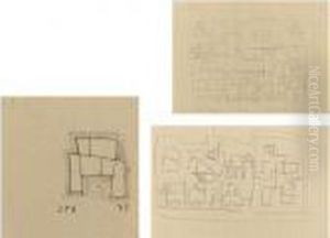 Three Works: Drawing For A Monument, Port Of Uruguay And Untitled