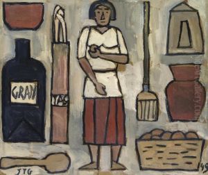 Composicion Con Mujer Y Objetos