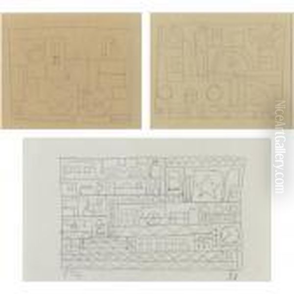 Three Works: Locomotive, Constructivo (575) And Structure Withsymbols - view 1