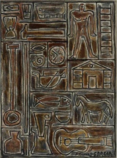 Arte Constructivo Con Guitarra (composicion Pictografica) - view 1