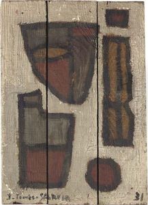 Composition Au Masque by Joaquin Torres-Garcia