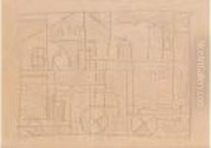 Composition Train 425, Circa 1935-1940 by Joaquin Torres-Garcia