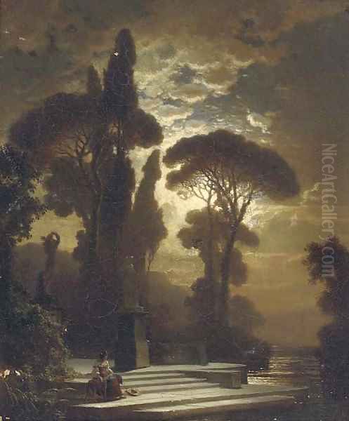 Contemplation by moonlight - view 1