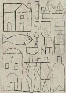 Grafismo Inciso Con Dos Figuras