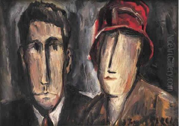 Couple, Vers 1925 - view 1