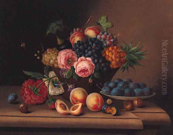 A Basket of Grapes - view 1