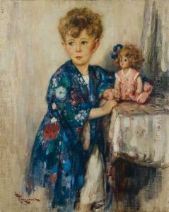 Petite Fille A La Poupee