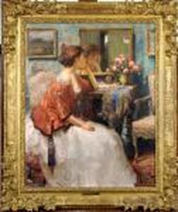 Jeune Femme A La Coiffeuse