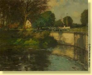 Vue De L'ecluse by Fernand Toussaint