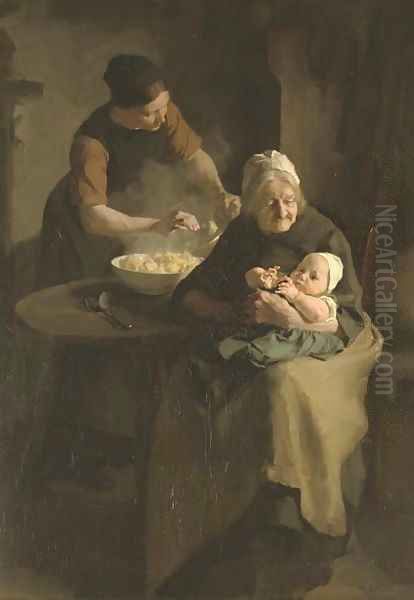 Three generations - view 1