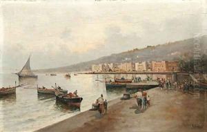 Neopolitan harbor by Raimpondo Scoppa