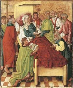 The Dormition of the Virgin by Swabian School