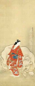 The courtesan of Eguchi as the bodhisattva Samantabhadra