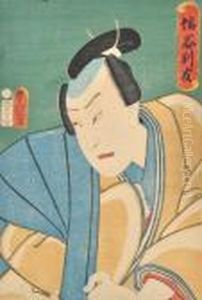 The Actor Sawamura Tossho In The Role Of Enya Hangan by Toyokuni
