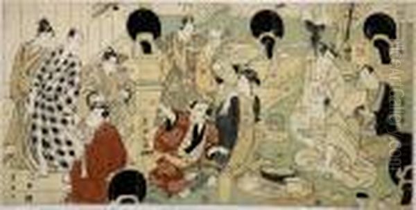 Backstage, Third Floor Of A Theatre In Edo - view 1