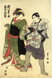 Segawa Kikunojo Iii And Bando Mitsugoro Ii In Unidentified Roles