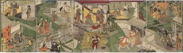 New Illustrations Of Chushingura In Eleven - view 1