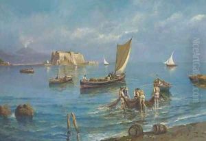 Fishing in the shadow of Vesuvius