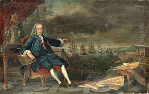 Portrait of Sebastiao Jose, 1st Marques de Pombal (1699-1782) by Portuguese School
