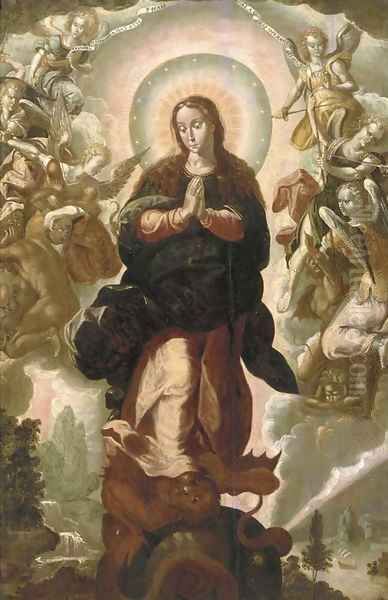 The Madonna triumphant over Evil - view 1