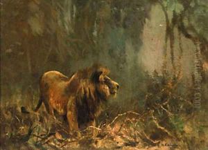Lion by Cuthbert Edmund Swan