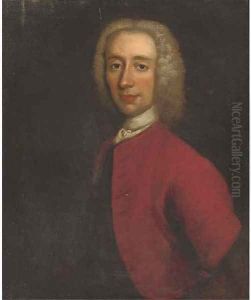 Portrait of a bewigged gentleman by Andrea Soldi