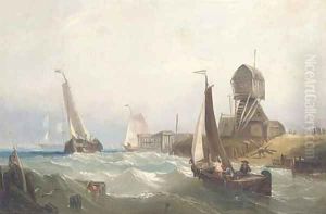 In narrow waters by Clarkson Stanfield