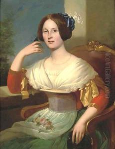 Portrait of a lady by Danish School