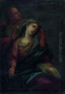 Vierge Soutenue Par Saint Jean